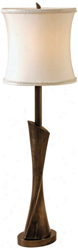 Maitland-smith Dark Antique Nickel Table Lamp (j6430)