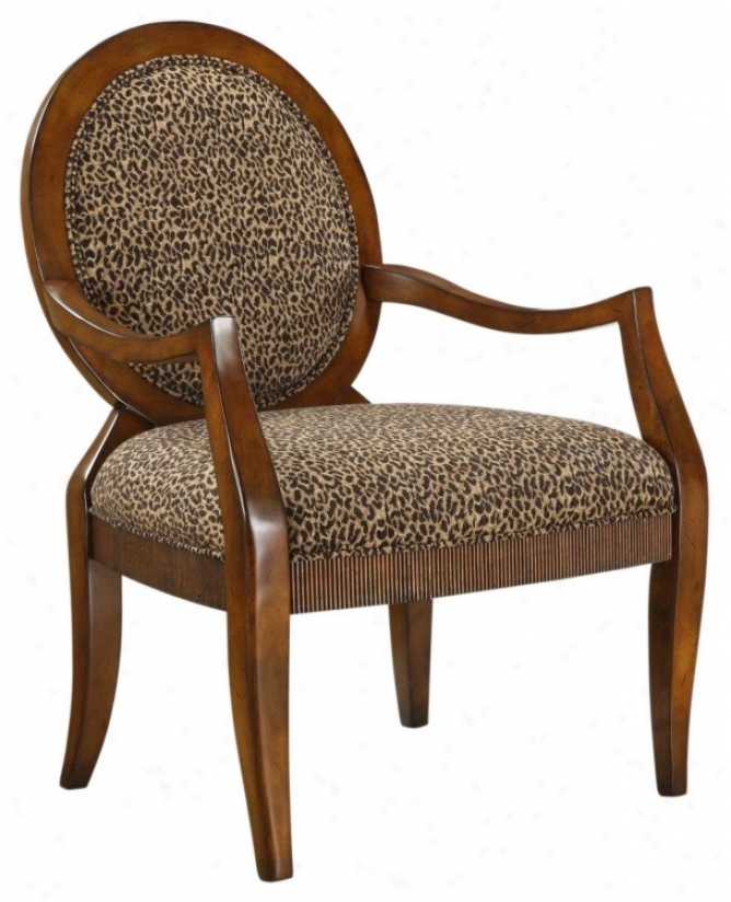 Malibu Cheetah Beige Accent Chair (p4809)