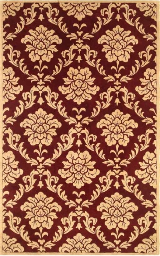 Manor House Red Court Yard Rug (g9703)