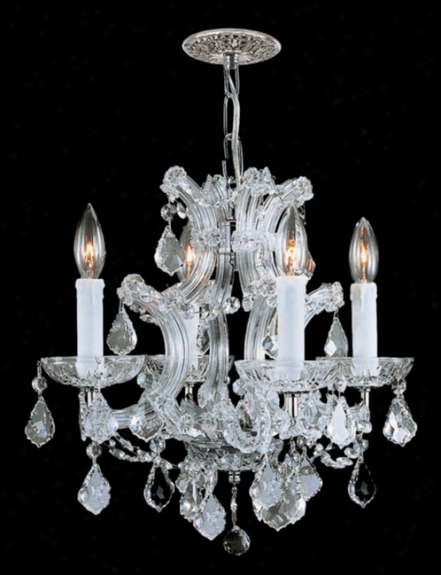 Maria Theresa Collection Chrome 4-llight Chandelier (k4954)