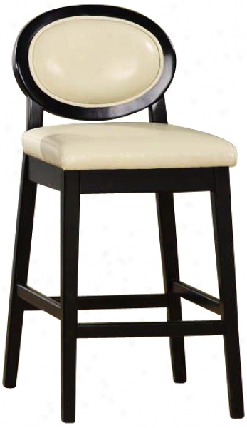 Martini Series Cream 30" High Fixed Counter Stool (p6032)