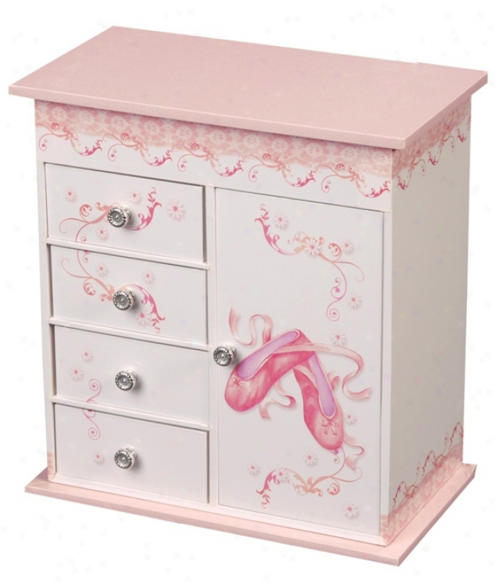 Mele & Co. Cristiana Musical Ballerina Jewelry Box (j5364)