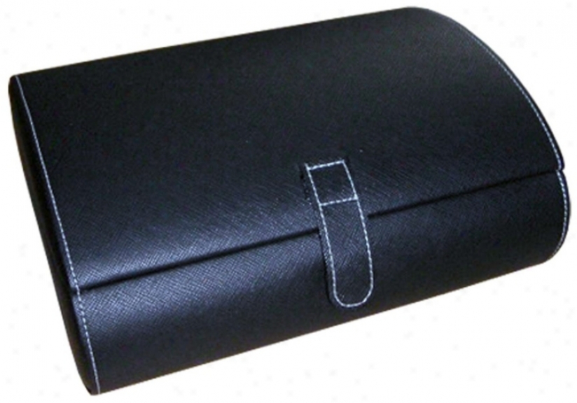 Mele & Co. Parker Black Faux Leather Mark Case (t1643)