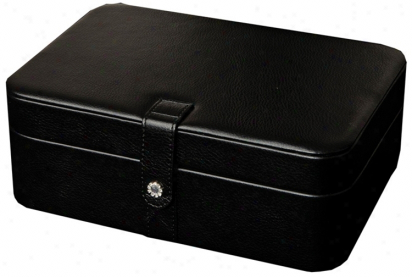 Mele & Co. Remy Black Faux Leather 48-section Jeweldy Box (t1180)