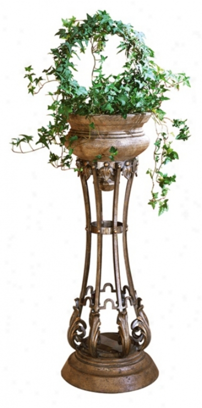 Metalworks Collection Jardiniere Plant Stand (m3954)