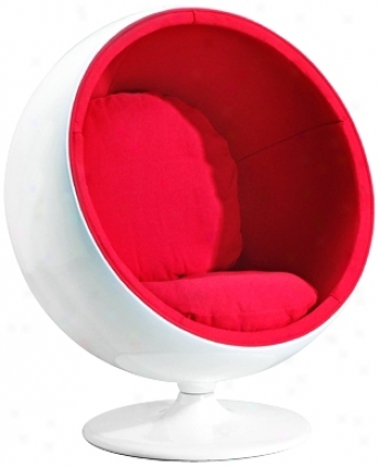 Mib Collection Red Cushion Chair (g4377)