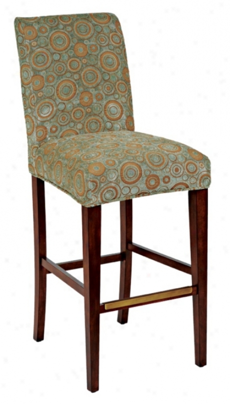 Michelle Slipcovered Straight Leg 32 1/2" High Barstool (46322-45666)