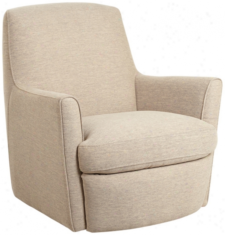 Middleton Taupe Fabrkc Swivel Chair (t6884)