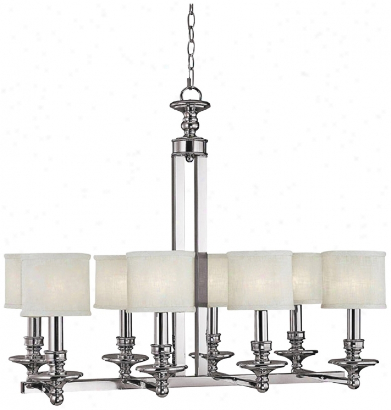 Midtown Collection  8-light 33 1/4" Wide Chandelier (r7655