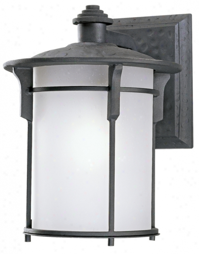 Mission Bungalow 13&quuot; High Outdoor Fluorescent Wall Light (49069)