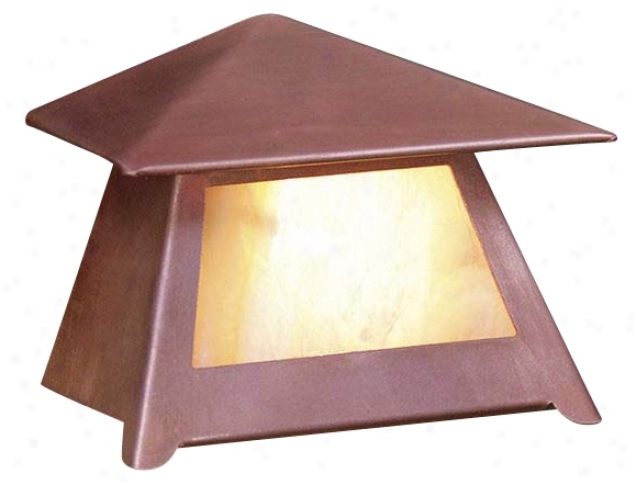 Mission Lantern 2 7/8" Capital Copper Deck And Patio Unencumbered (l0794)