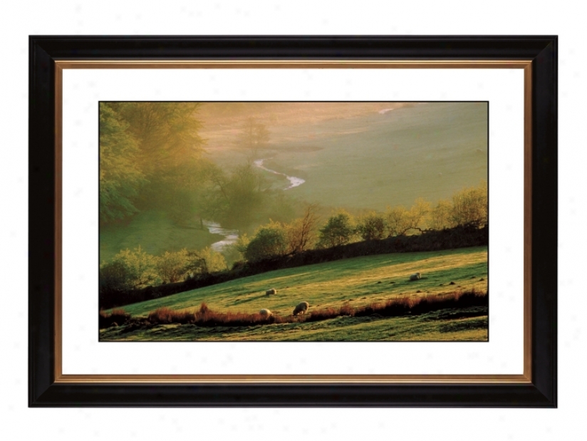 Misty Sunrise Giclee 41 3/8" Wide Wall Cunning (57357-80384)