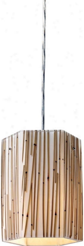 Modern Organics Collection Bamboo Stems Mini Pendant Light (k9635)