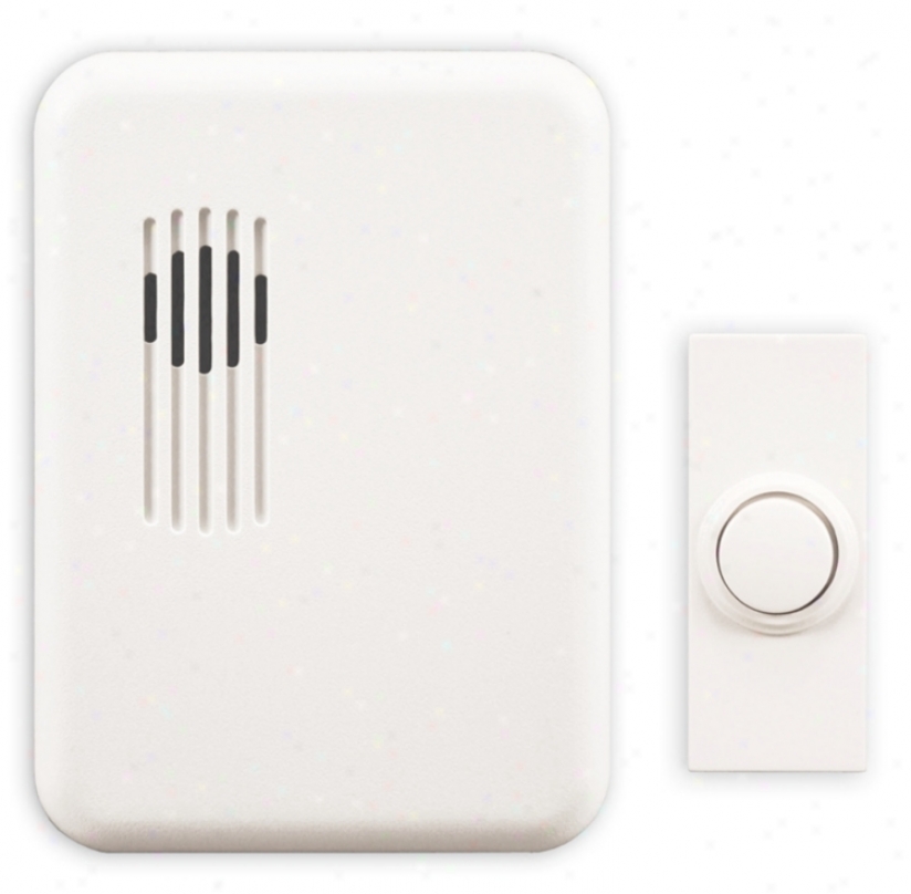 Moderh White Finish Wireless Plug-ln Door Chime (k6419)