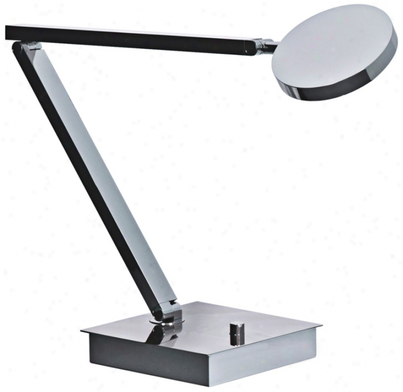 Mondoluz Ciclo Cyromium Adjustable Led Desk Lamp (v1576)