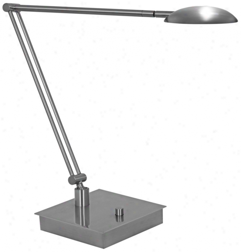 Mondoluz La Cirque Platinuj Led Desk Lamp With Jointed Arm (v7375)