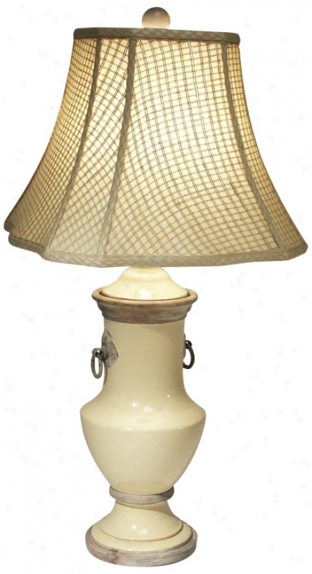 Morningside Yellow Ceramic Table Lamp By The Natural Light (f9397)