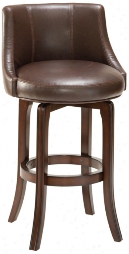 Napa Dale Brown 25" High Swivel Counter Stool (p7491)