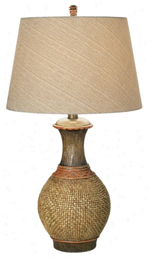 National Geographic Palm Vessel Table Lamp (p3920)