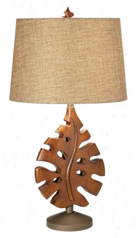 National Geographic Phiiodendron Table Lamp (h1556)