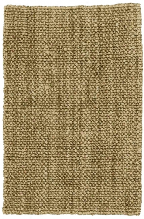 Natural Chunky Loop Jute Area Rug (f4369)