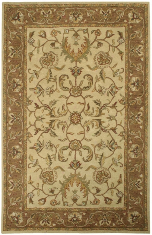 Natural Wool Collection Barrowby 8'x10' Area Rug (k7356)