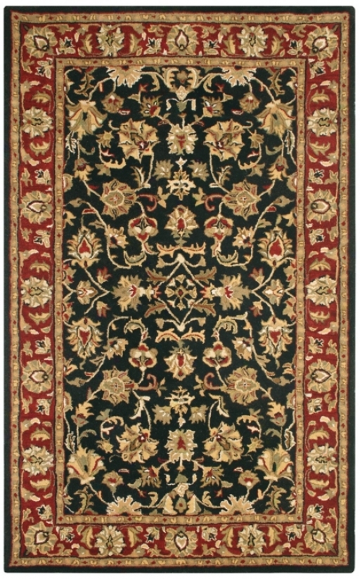 Natural Wool Collection Dunnington Round 8'x8' Area Rug (k6796)
