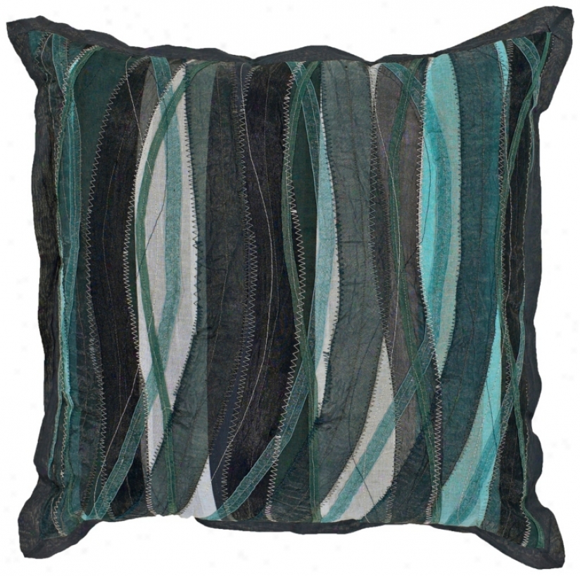 Navy And Charcoal  Pillow (h6733)