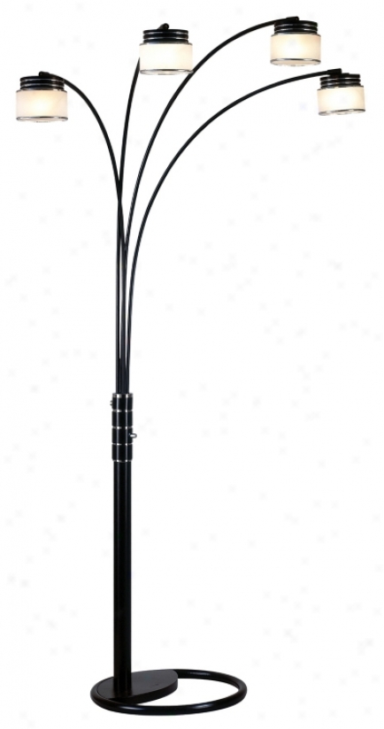 Nova Four Light  Arc Floor Lamp (70707)