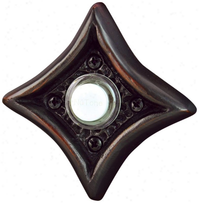 Nutone Coadey Oil-rubbed Bronze Wired Push-buttkn Doorbell (t0157)