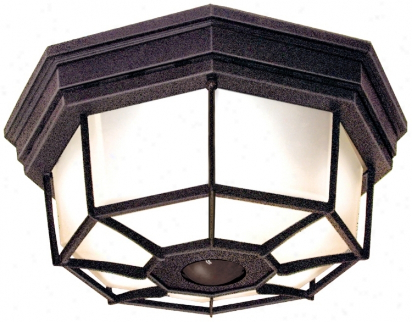 Eight-sided Gather ~ Energy Star&#174; Outdoor Ceiling Light (h7012)