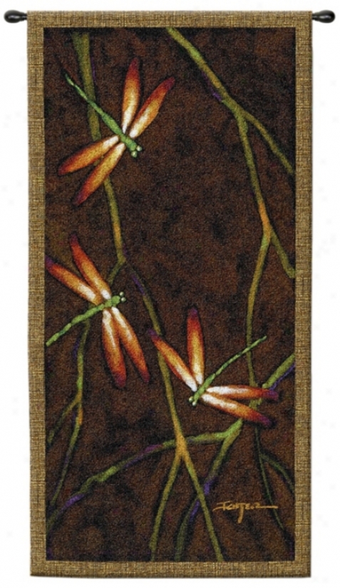 October Song I 53" High Wall Hanging Tapestry (j8991))