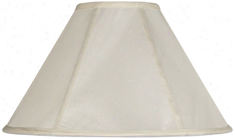 Off-white Empire Lamp Shade 6x17x11 (spider) (v9586)