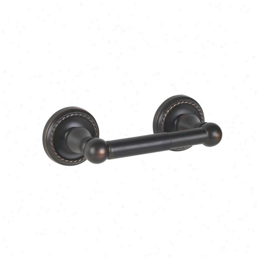 Oil-rubbed Bronze 9 1/2" Wide Toilet Paper Holder (82461)