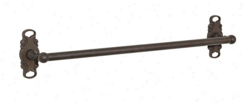 Oil Rubbed Bronze Perfect French Curev 18" Towek Bar (32966)
