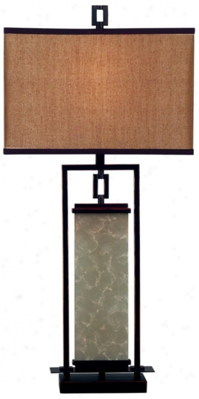 Oil-rubbed Bronze Plateau Table Lamp (n5691)