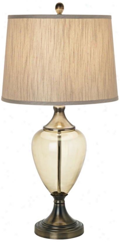 Olive Glow Grand Table Lamp (r5980)