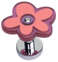 Oops-a-daisy Pink Robe Hook (78114)