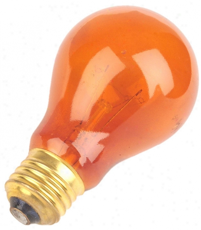 Orange 25 Watt Patty Light Bulb (78292)