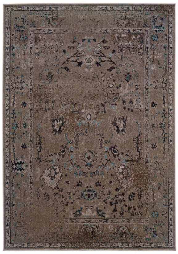 Orientak Weavers Revival 551q 5'3"x7'6" Grey Area Rug (w4331)