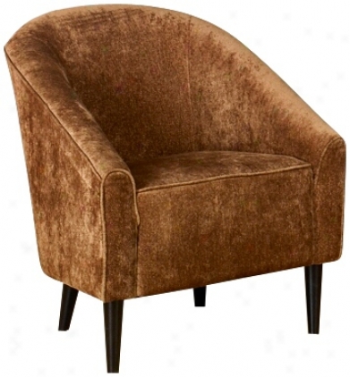 Orion Rust Chenille Club Chair (t3826)