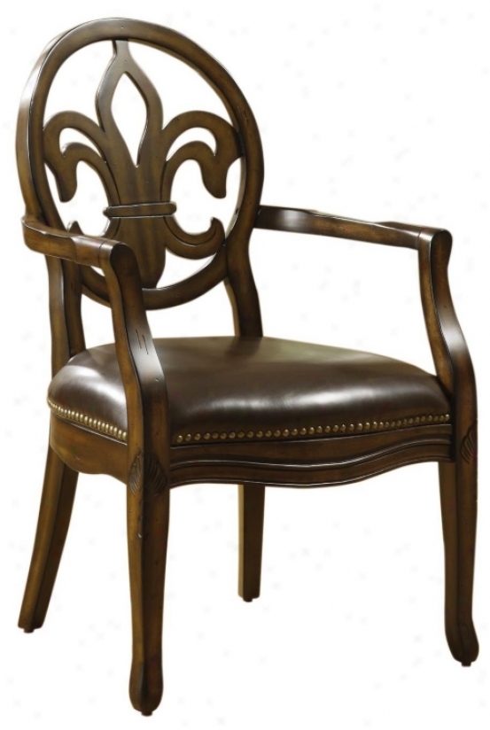 Orleans Leather Accent Chair (p4821)