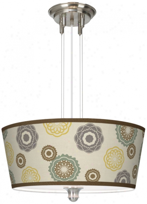 Ornaments Linen Gcilee 18" Wide Pendant Chandelier (m2296-t6569)