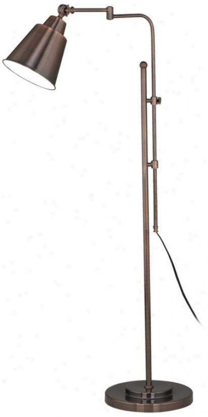 Ott-lte Provo Oil-rubbed Bronze Adjustable lFoor Lamp (u7248)