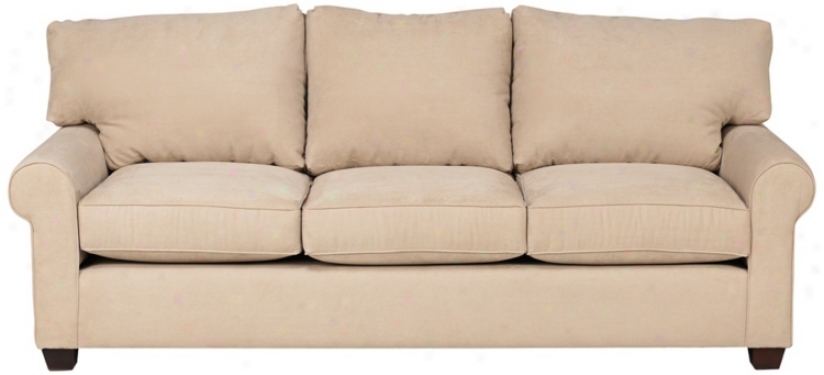 Pacific Run ashore Beige Upholstered Sofa (v1229)