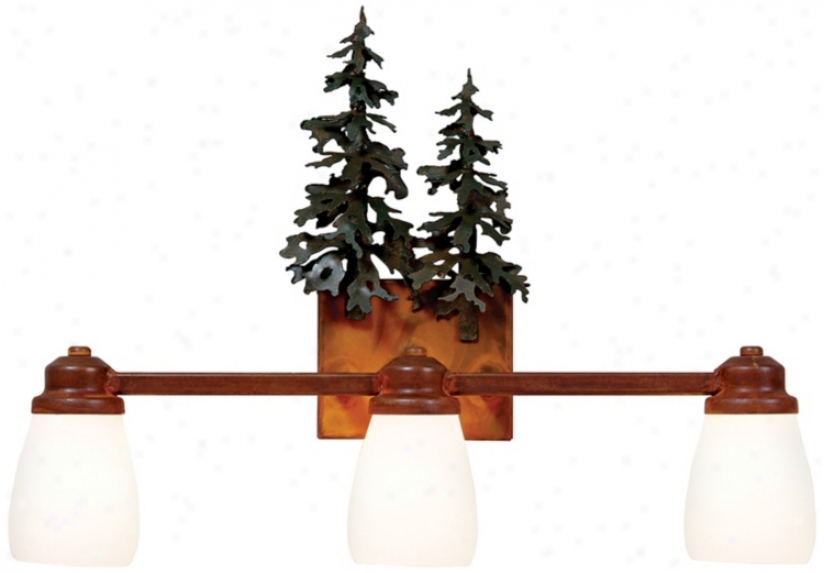 Parkshire Collection 3d Cedar 22" Wide Bathroom Lighf (j0556)