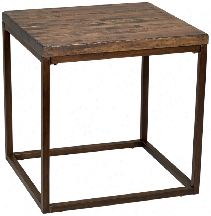 Pinecrest Natural Pine Rectangular End Table (p5073)