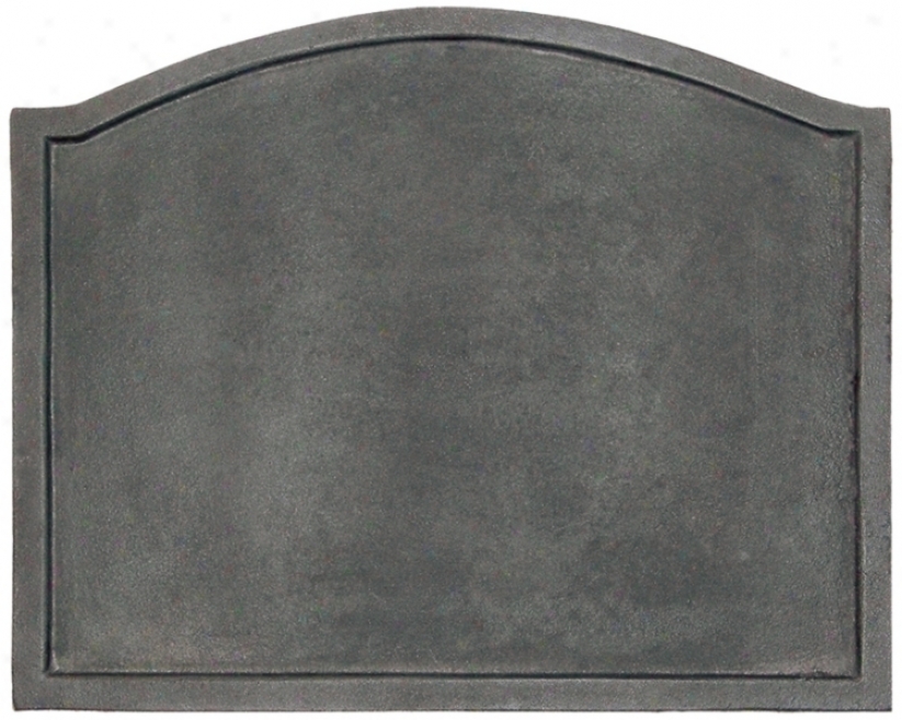 Plain Fireplace Black Shed Iron Fireback (u9054)