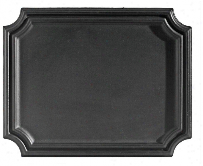 Plain Frame Fireplace Natural Cast Iron Fireback (u9723)