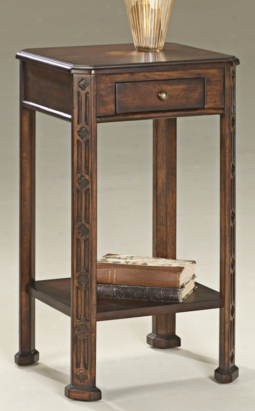 Plantation Cherry 26 1/2" High Accent Table (g2743)
